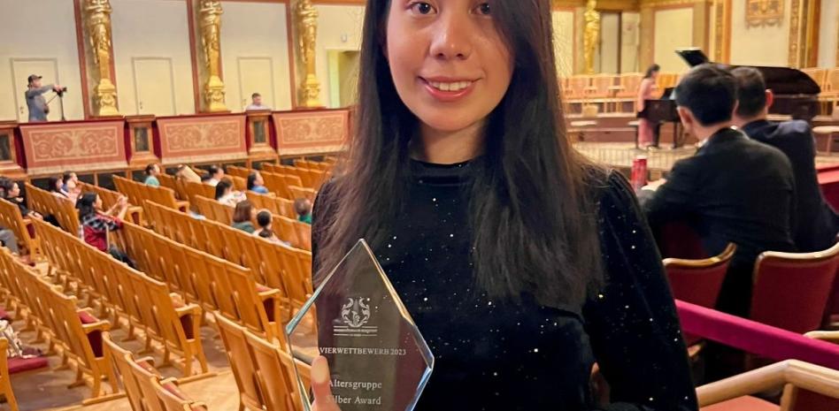 Aranza Ortega, estudiante del CNM ganó segundo lugar en el Musikfest, en Viena thumbnail