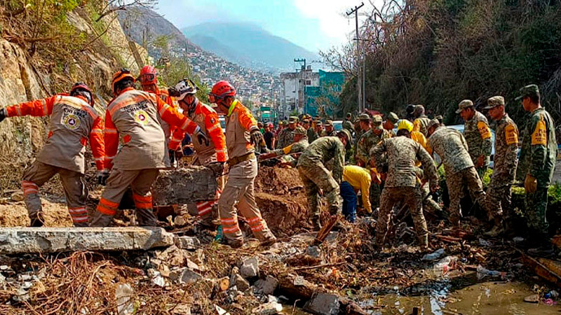 Intensifican labores de limpieza en Guerrero, tras paso de huracán thumbnail