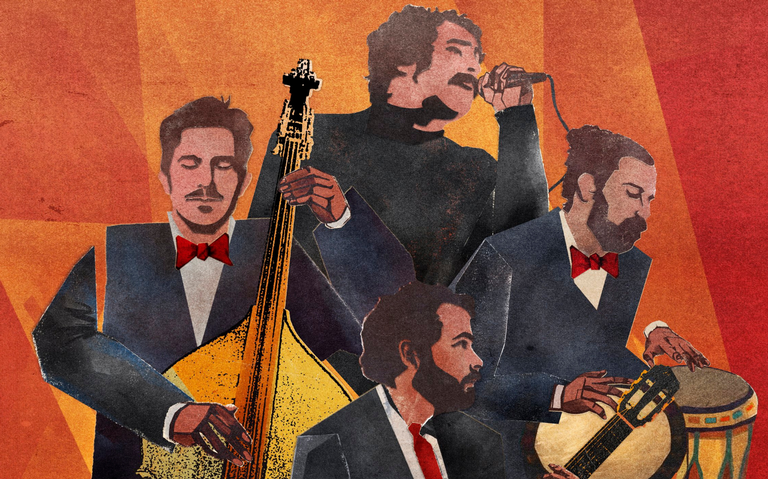 Enjambre enfrenta el reto de cambiar de ritmo para el álbum Noches de salón thumbnail