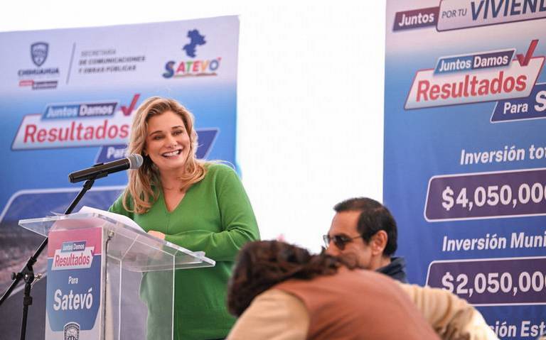 Entrega Maru Campos viviendas y rehabilitación de caminos en Satevó thumbnail